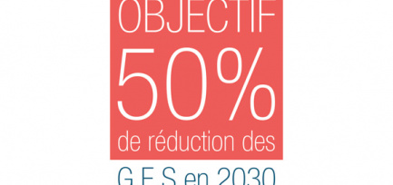 Objectif 50 % de réduction des G.E.S en 2030
